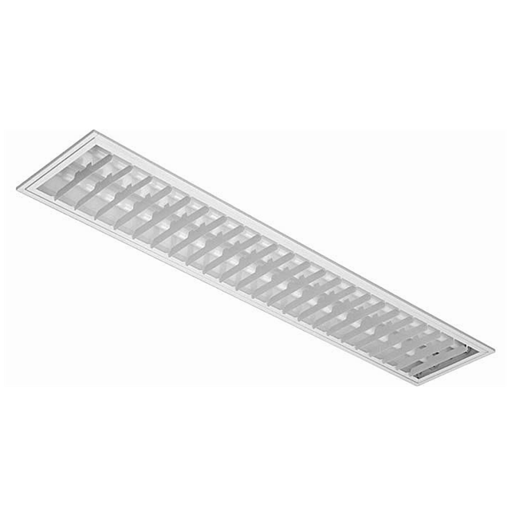 Luminária Comercial 2x32/36/40W de Sobrepor Para Fluorescente Tubular